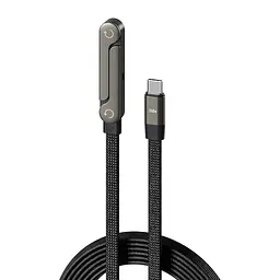 Кабель USB Type-C Type-C 240 W со складывающейся подставкой 2 м black