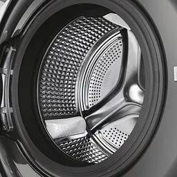 Прально-сушильна машина Haier фронтальна 8(5) кг 1400 A 46 см дисплей пара інвертор люк чорний прямий привід cріблястий - мініатюра 7