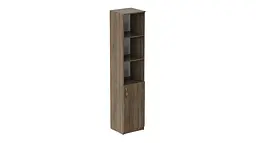 Пенал Анжело Ferrum-decor на 4 полиці з 1 дверима 1900x400x380 ДСП Дуб Сонома Трюфель 16 мм (FRD-104915) - мініатюра 2