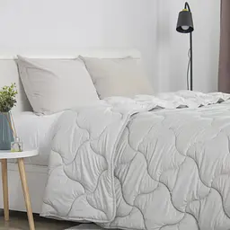 Ковдра двоспальна ТЕП VELOUR 1-04871_34484 180х210 см світло-сіра - мініатюра 2