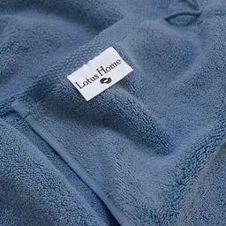 Рушник Lotus Home Готель Premium - Microcotton Solid Blue 90x150 550 г/м² - мініатюра 4