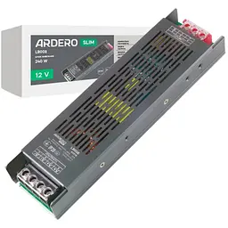 Блок живлення для LED стрічки Ardero LB008 12 В 240 Вт (80578)