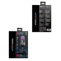 Мікрофон Onikuma RGB microphone M930 | USB, 1.8m | - мініатюра 2