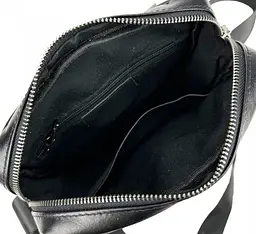 Чоловіча сумка Tiding Bag з натуральної шкіри Чорна (S8017A) - мініатюра 3