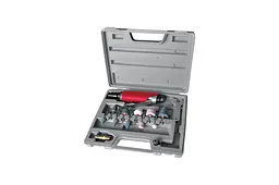 Пневмошліфмашина пряма Intertool PT-1003 1/4" та набір каменів - мініатюра 2