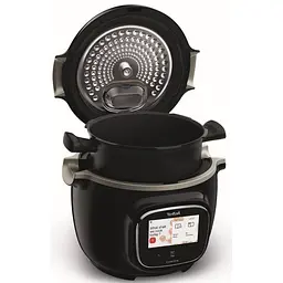 Мультиварка-скороварка Tefal Cook4me Touch 1600 Вт чорна (CY912830) - мініатюра 6