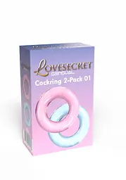 Набір ерекційних кілець Lovesecret Pack 01 2 шт (мульті) - мініатюра 7
