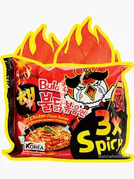 Локшина швидкого приготування Samyang Buldak 3x Spicy Hot Chicken Flavor Ramen 140г - мініатюра 2
