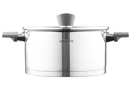 Каструля Ardesto Gemini, зі скляною кришкою, нержавіюча сталь, 3,9 л (AR3639G) - мініатюра 3