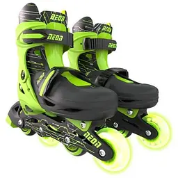 Роликові ковзани Neon Inline розмір 30-33 зелений (NT07G4) - мініатюра 2
