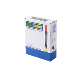 Маркер Buromax Jobmax водостійкий червоний (BM.8700-05) - мініатюра 3