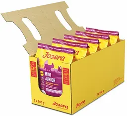 Упаковка сухого корму Josera Dog Mini Junior для цуценят малих порід з качкою та рисом 5 шт по 900 г (4032254745150)