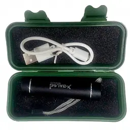 Ручний LED ліхтар акумуляторний мініатюрний ліхтарик USB зарядка Bailong BL 517 - мініатюра 6