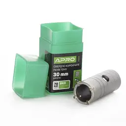 Свердло корончасте по бетону Apro d 30 мм М22 без хвостовика 30412 - мініатюра 4