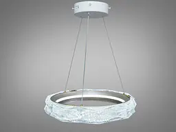 Кільцева LED-люстра Diasha MD3528/400CG шампань 40 Вт 2200 Лм з пультом - мініатюра 3