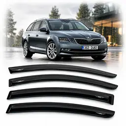 Дефлектори вікон вітровики HIC для Skoda A7 2014 - Універсал (SK13)