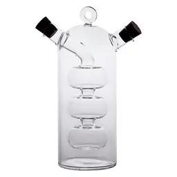 Пляшка для олії та оцту подвійна Bubbles 100/300 мл скляна Yiwu HP-34-15 - мініатюра 4