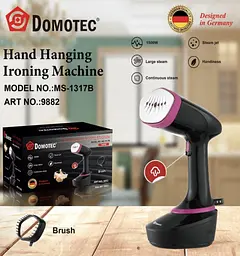Вертикальний відпарювач Domotec MS1317B ручний 1500 Вт об'ємом 400 мл - мініатюра 4