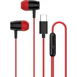 Навушники Canyon SEP-5 TYPE-C Red (CNS-CEP5R) - мініатюра 1