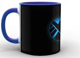 Кружка GeekLand білі Агенти Щ.И.Т Agents of S.H.I.E.L.D. логотип на чорному тлі AS.02.020 - мініатюра 6