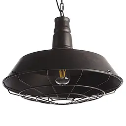 Люстра Brille лофт підвісна в спальню E27 60W BK (BL-276S/1) - мініатюра 3