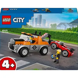 Конструктор LEGO City Эвакуатор и ремонт спортивных авто 101 деталь (60435)