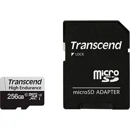 Карта пам'яті Transcend 256GB microSDXC class 10 UHS-I U3 High Endurance (TS256GUSD350V) - мініатюра 2