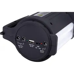Світлодіодний ліхтар прожектор Yajia YJ-2886 з бічною панеллю 5W + Power Bank - мініатюра 4