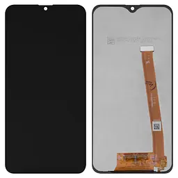 Дисплей Samsung A202 Galaxy A20e, чорний, з широким ободком, без рамки,