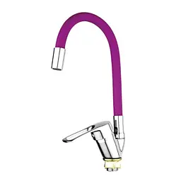 Змішувач для кухні Mixxus FANY 011 (Nut) Refl.Purple (MI6291) - мініатюра 2