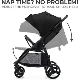 Прогулянковий візочок Kinderkraft Rine Classic Black чорний (00-00305205) - мініатюра 11