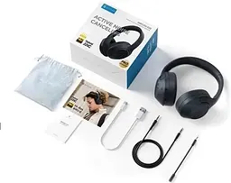 Бездротові навушники Haylou S30 Pro накладні темно сині Bluetooth 5.4 - мініатюра 5
