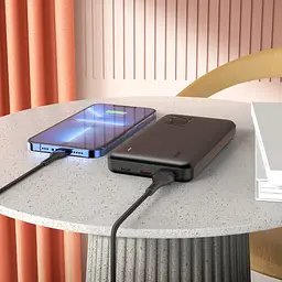 Портативний ЗП Power Bank Hoco J87 Tacker PD20W+QC3.0 10000 mAh Чорний - мініатюра 4