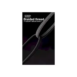 Дата кабель USB-C + USB-A to Lightning+USB-C 1.0m 65W X207 black WUW (6972573336524) - мініатюра 6