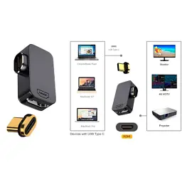 Перехідник USB-C to HDMI 4K60Hz PowerPlant (CA914302) - мініатюра 2