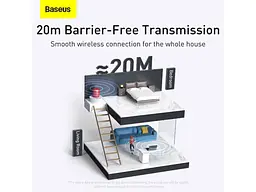 Bluetooth адаптер BASEUS BA04 Black (ZJBA000001) - мініатюра 7