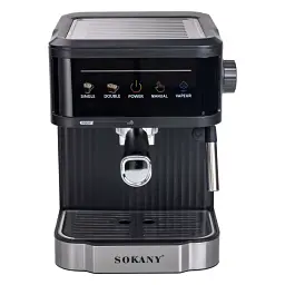 Кавомашина ріжкова Sokany SK-04025 зі спінювачем молока 1.8 л
 - мініатюра 9
