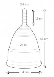 Менструальні чаші Mae B Menstrual Cups Size S Pink - мініатюра 6