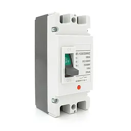 Двополюсний автомат постійного струму MCCB M1-125/2300Z, 100A, DC550-1500V, 25kA