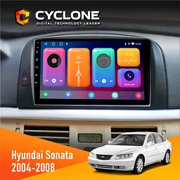 Штатна магнітола Hyundai Sonata (NF) 2004-2008 Cyclone C9-001 2x32 CPL Cyclone (НФ-00002315)