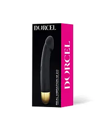 Вібратор Dorcel Real Vibration M Gold 2.0, діаметр 3,7см, перезаряджається, для точки G - мініатюра 4