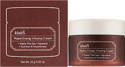 Живильний крем із кленовим соком Dear Klairs Maple Energy Infusing Cream 15 мл - мініатюра 2