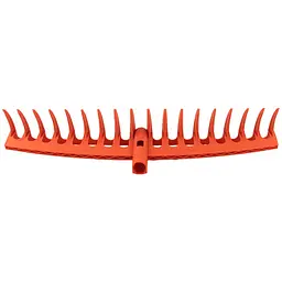 Граблі прямі Flora пластикові, 18 зубців 580×80 мм (5051354) - мініатюра 3