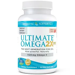 Жирні кислоти Ultimate Omega 2X, 60 міні капсул Nordic Naturals fit0023695 - мініатюра 2