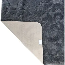 Килимок для ванної Vezzer Standart 80x120 см металік (VZSB7020) - мініатюра 3