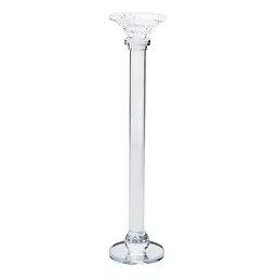 Підсвічник скляний Crystal lotus декоративний 39 см Yiwu HP-4-9L - мініатюра 3