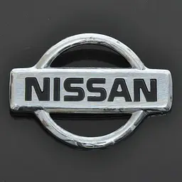 Емблема для Nissan 50 x 69 мм пластикова 2 пуклі (OEM: 90890BR12A, 848904CL0A) - мініатюра 3
