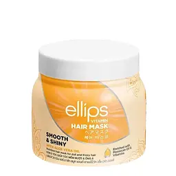 Маска для волосся Ellips Smooth&Shiny Розкішне сяйво з алое вера 200 г