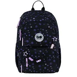 Рюкзак GoPack Education 120M-1 Stars Чорно-фіолетовий (GO26-120M-1) - мініатюра 3