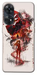 TPU чехол Demsky Red eclipse для Oppo Reno 8 T 4G